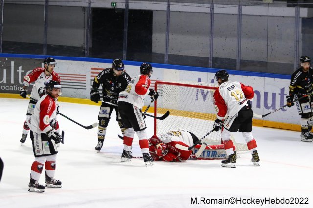 Photo hockey match Rouen - Chamonix  le 01/03/2022