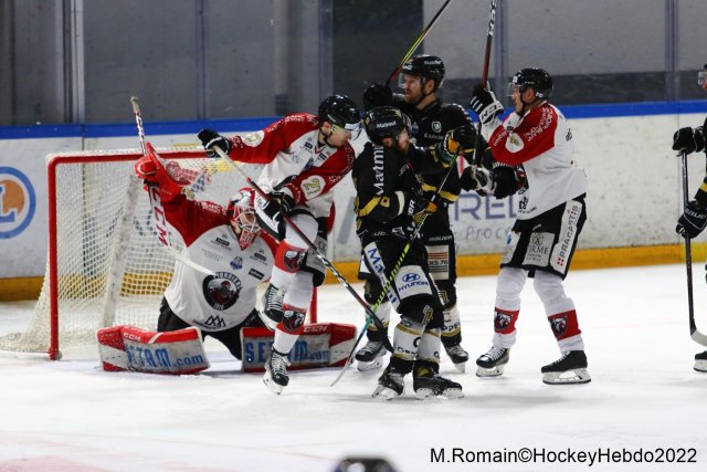 Photo hockey match Rouen - Chamonix  le 01/03/2022