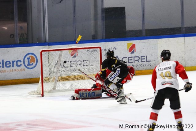 Photo hockey match Rouen - Chamonix  le 01/03/2022