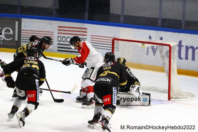 Photo hockey match Rouen - Chamonix  le 01/03/2022