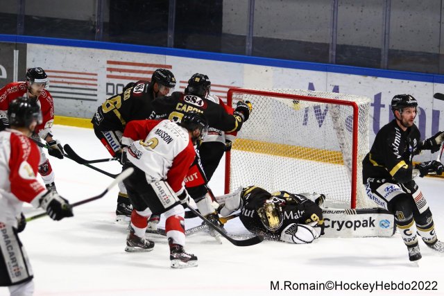 Photo hockey match Rouen - Chamonix  le 01/03/2022