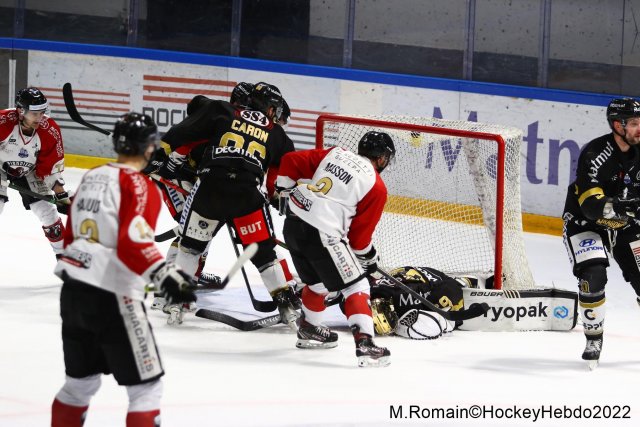 Photo hockey match Rouen - Chamonix  le 01/03/2022