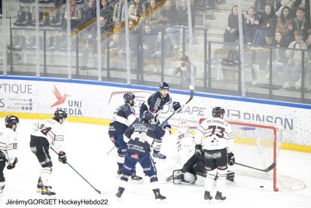 Photo hockey match Angers  - Mulhouse le 01/03/2022