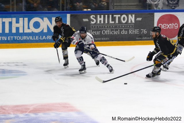 Photo hockey match Rouen - Angers  le 04/03/2022