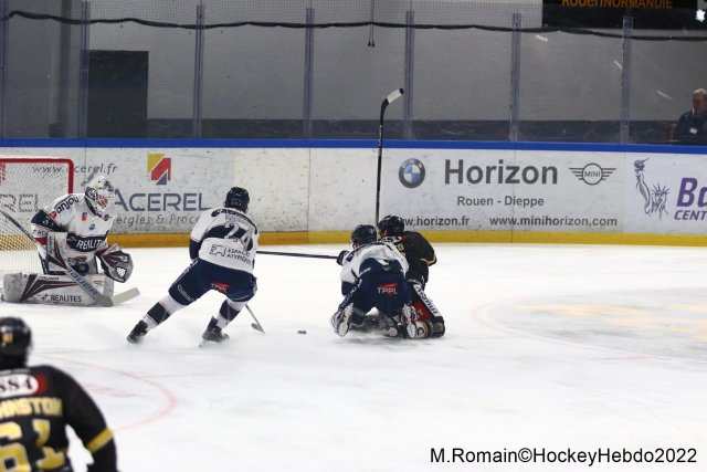 Photo hockey match Rouen - Angers  le 04/03/2022