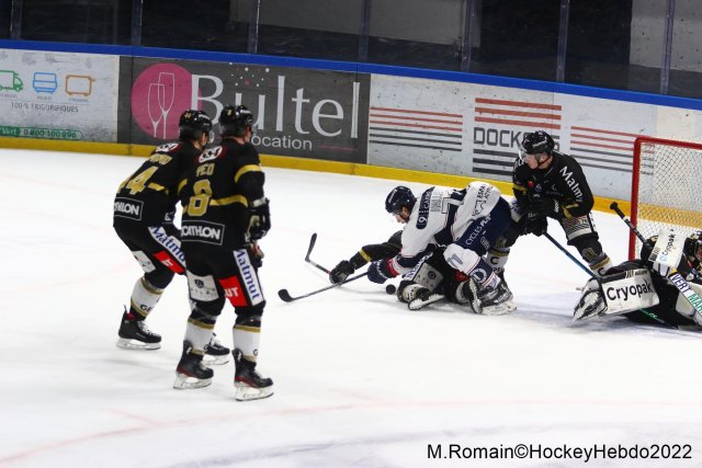 Photo hockey match Rouen - Angers  le 04/03/2022