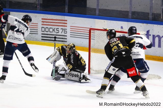 Photo hockey match Rouen - Angers  le 04/03/2022