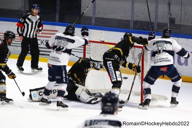 Photo hockey match Rouen - Angers  le 04/03/2022