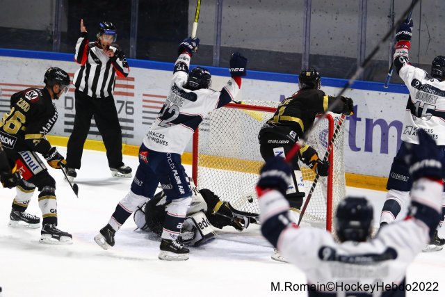Photo hockey match Rouen - Angers  le 04/03/2022