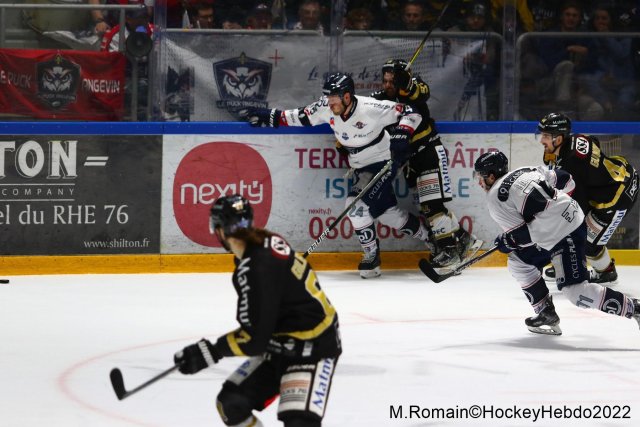 Photo hockey match Rouen - Angers  le 04/03/2022