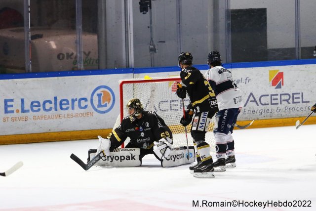 Photo hockey match Rouen - Angers  le 04/03/2022