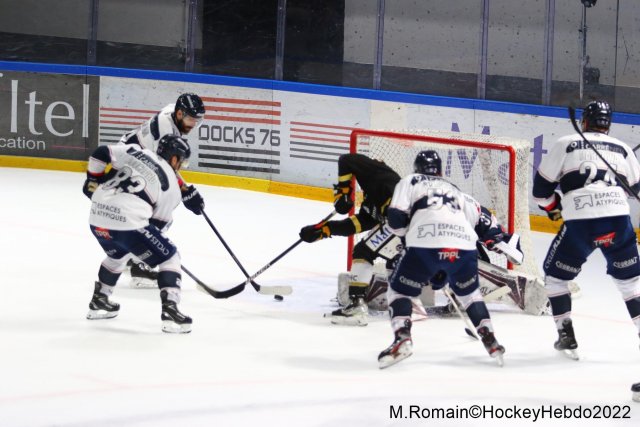 Photo hockey match Rouen - Angers  le 04/03/2022