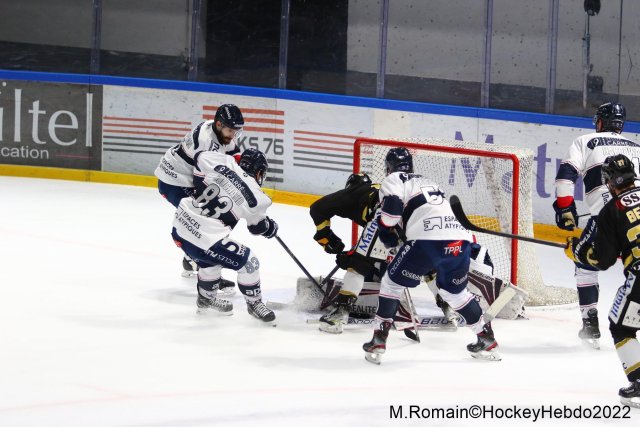 Photo hockey match Rouen - Angers  le 04/03/2022