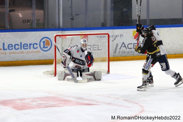 Photo hockey match Rouen - Angers  le 04/03/2022