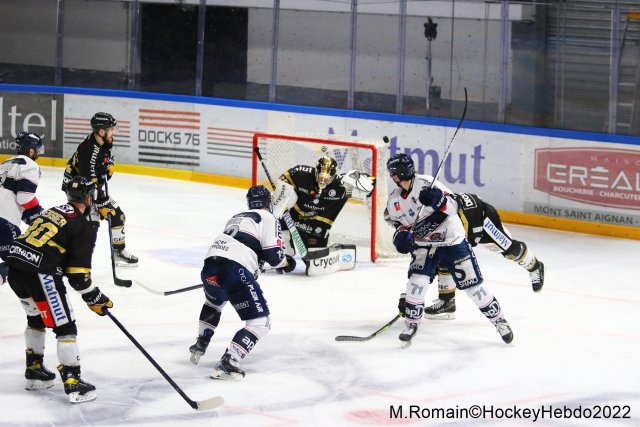 Photo hockey match Rouen - Angers  le 04/03/2022