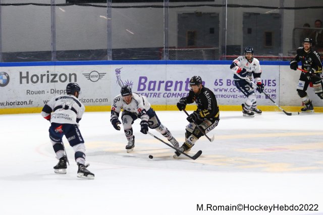 Photo hockey match Rouen - Angers  le 04/03/2022