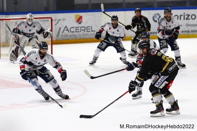 Photo hockey match Rouen - Angers  le 04/03/2022