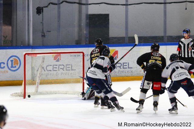Photo hockey match Rouen - Angers  le 04/03/2022