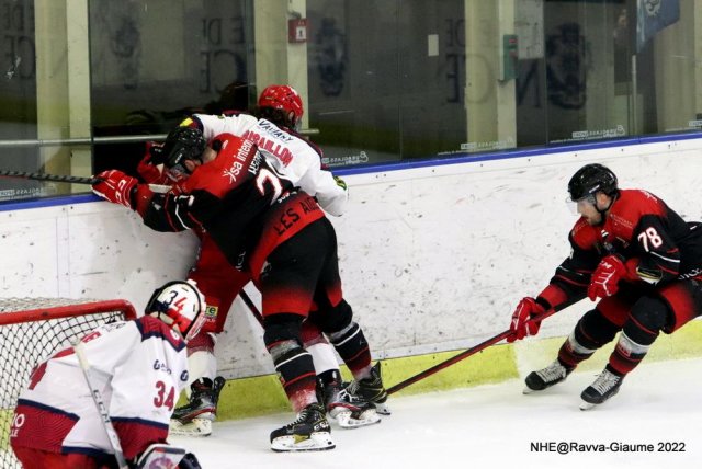 Photo hockey match Nice - Grenoble  le 04/03/2022