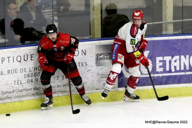 Photo hockey match Nice - Grenoble  le 04/03/2022