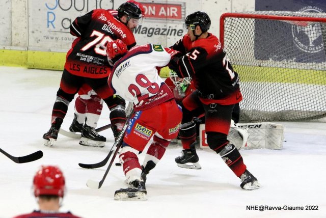 Photo hockey match Nice - Grenoble  le 04/03/2022