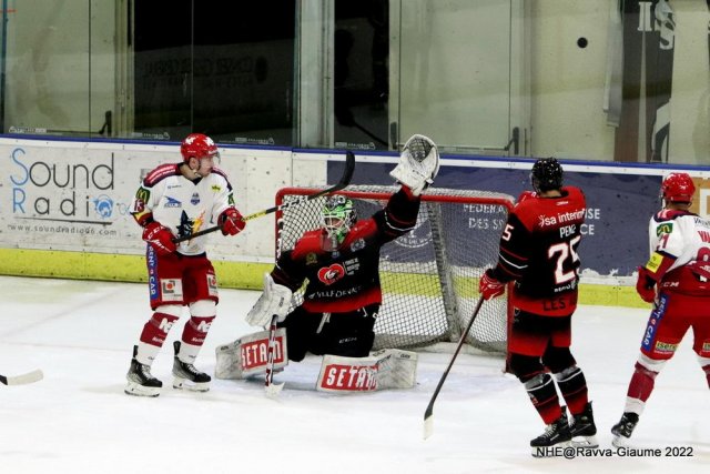 Photo hockey match Nice - Grenoble  le 04/03/2022