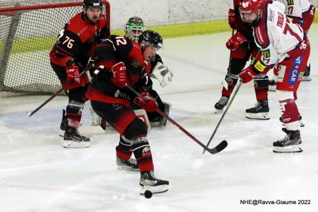 Photo hockey match Nice - Grenoble  le 04/03/2022