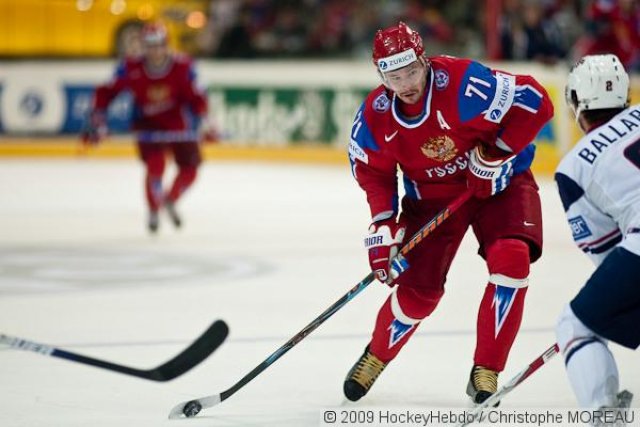 Photo hockey reportage CM09 Qualif J4 : Etats-Unis - Russie