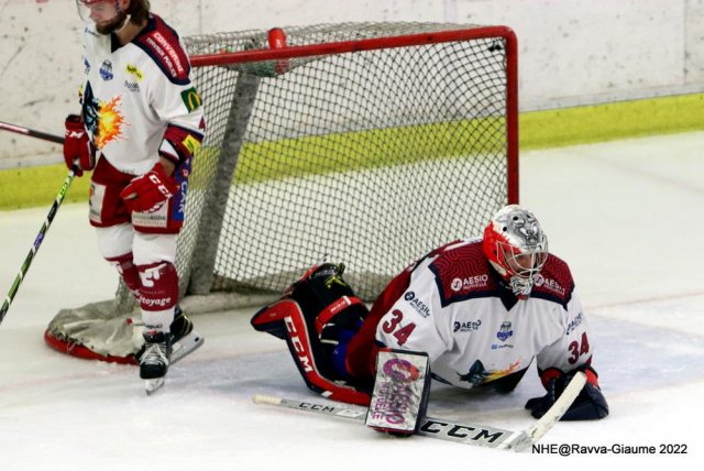 Photo hockey match Nice - Grenoble  le 04/03/2022