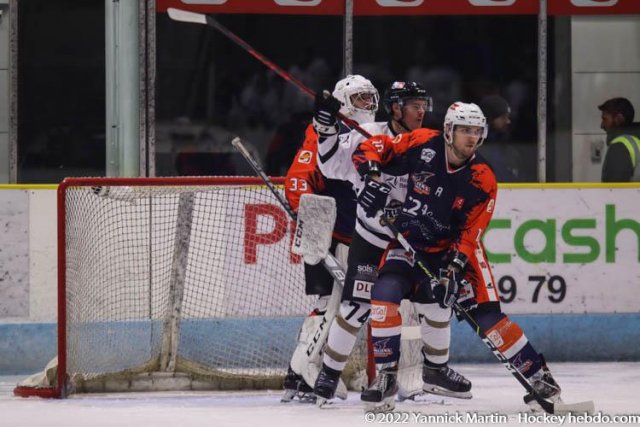 Photo hockey match Clermont-Ferrand - Brest  le 05/03/2022