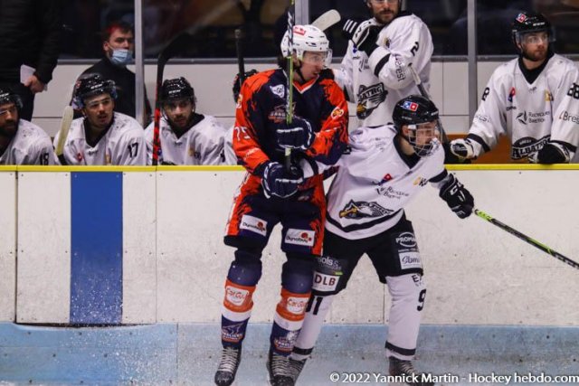 Photo hockey match Clermont-Ferrand - Brest  le 05/03/2022