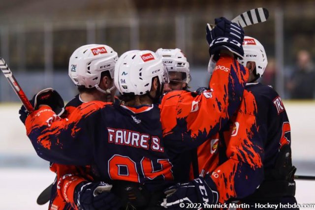 Photo hockey match Clermont-Ferrand - Brest  le 05/03/2022