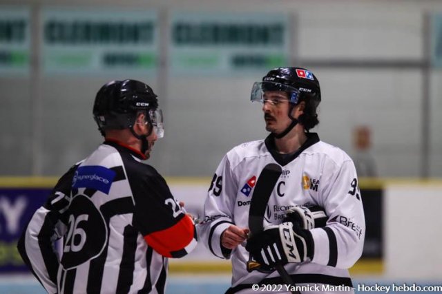 Photo hockey match Clermont-Ferrand - Brest  le 05/03/2022