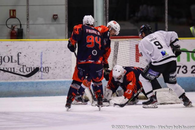 Photo hockey match Clermont-Ferrand - Brest  le 05/03/2022