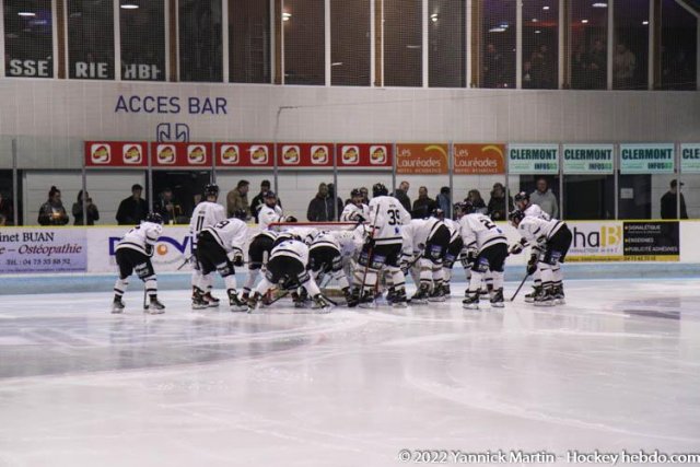 Photo hockey match Clermont-Ferrand - Brest  le 05/03/2022
