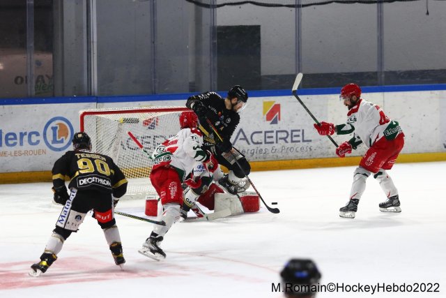 Photo hockey match Rouen - Cergy-Pontoise le 08/03/2022