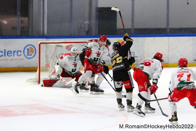 Photo hockey match Rouen - Cergy-Pontoise le 08/03/2022