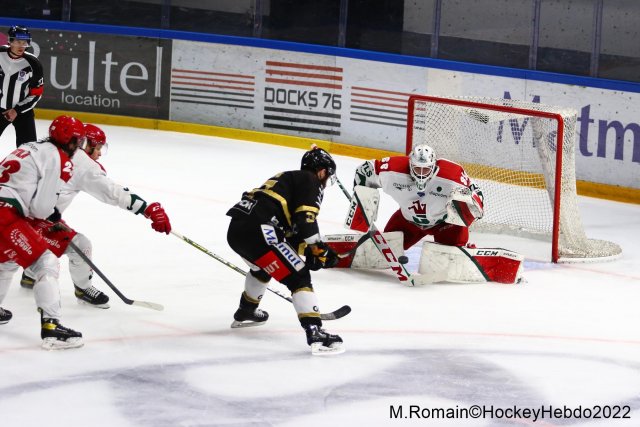 Photo hockey match Rouen - Cergy-Pontoise le 08/03/2022