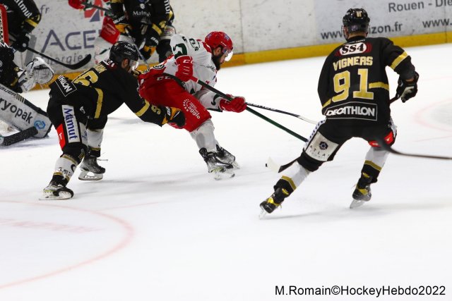 Photo hockey match Rouen - Cergy-Pontoise le 08/03/2022