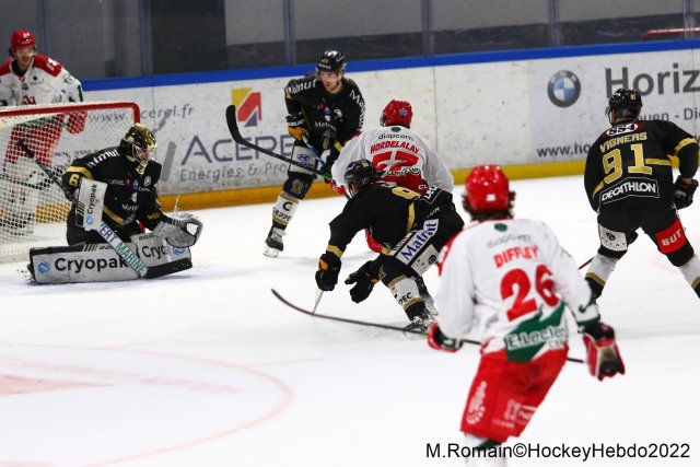 Photo hockey match Rouen - Cergy-Pontoise le 08/03/2022
