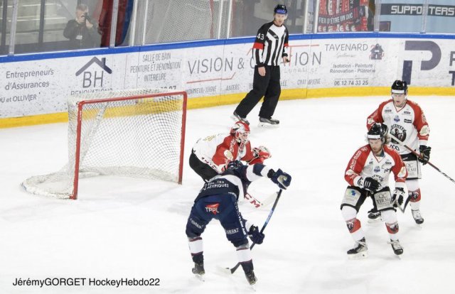 Photo hockey match Angers  - Chamonix  le 11/03/2022