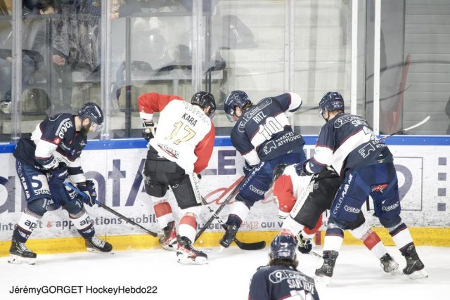 Photo hockey match Angers  - Chamonix  le 11/03/2022