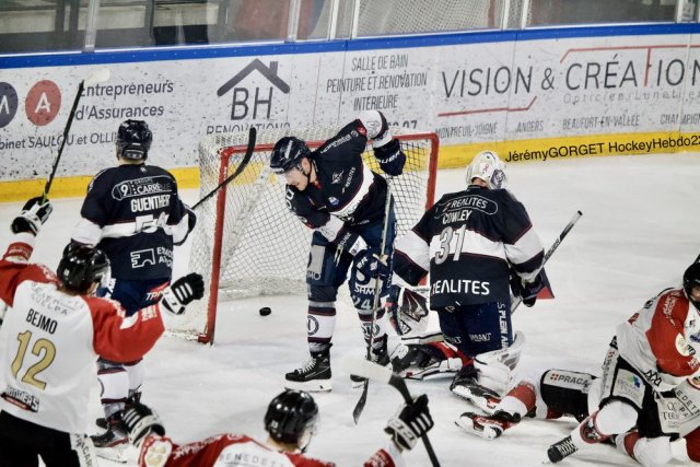 Photo hockey match Angers  - Chamonix  le 11/03/2022