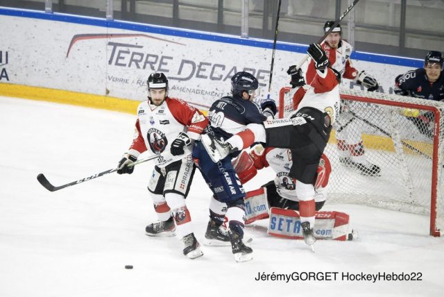 Photo hockey match Angers  - Chamonix  le 11/03/2022