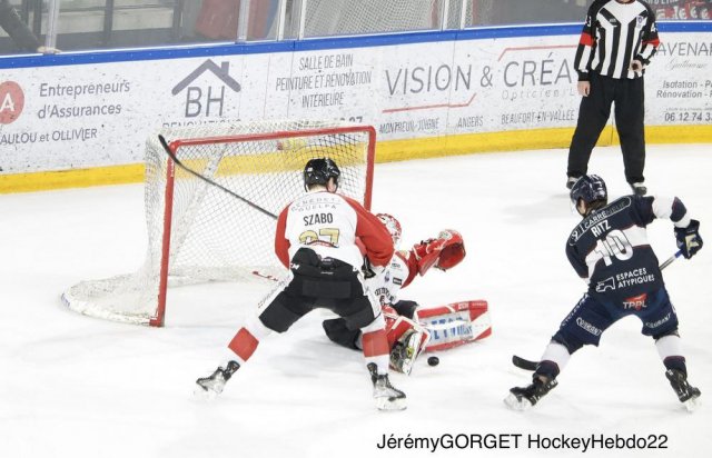 Photo hockey match Angers  - Chamonix  le 11/03/2022
