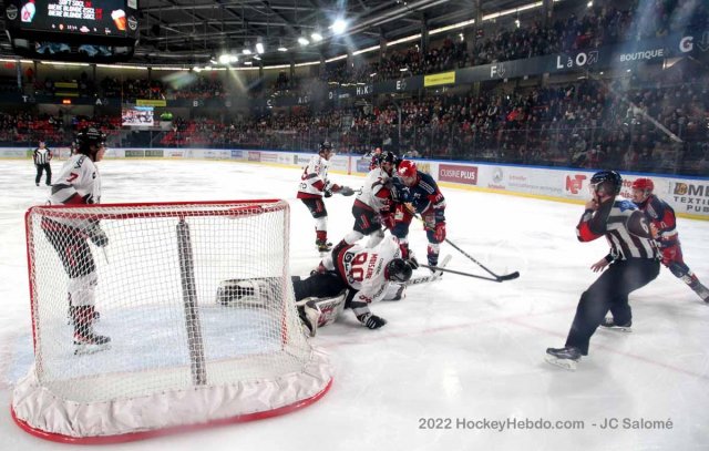 Photo hockey match Grenoble  - Bordeaux le 11/03/2022