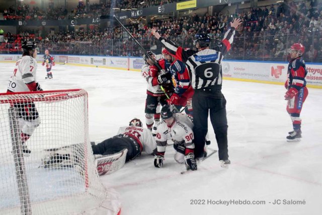 Photo hockey match Grenoble  - Bordeaux le 11/03/2022