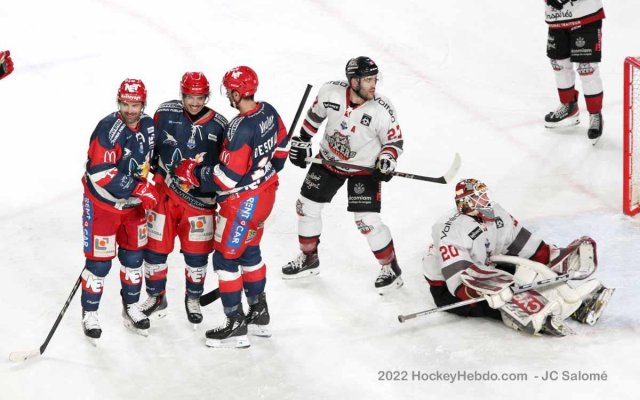Photo hockey match Grenoble  - Bordeaux le 11/03/2022