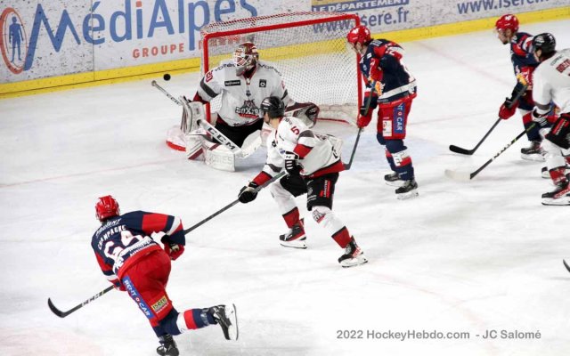 Photo hockey match Grenoble  - Bordeaux le 11/03/2022