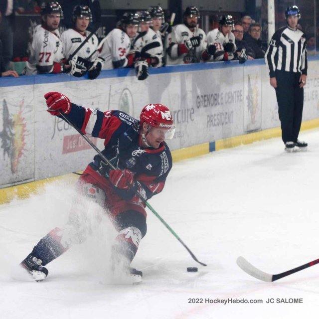 Photo hockey match Grenoble  - Bordeaux le 12/03/2022